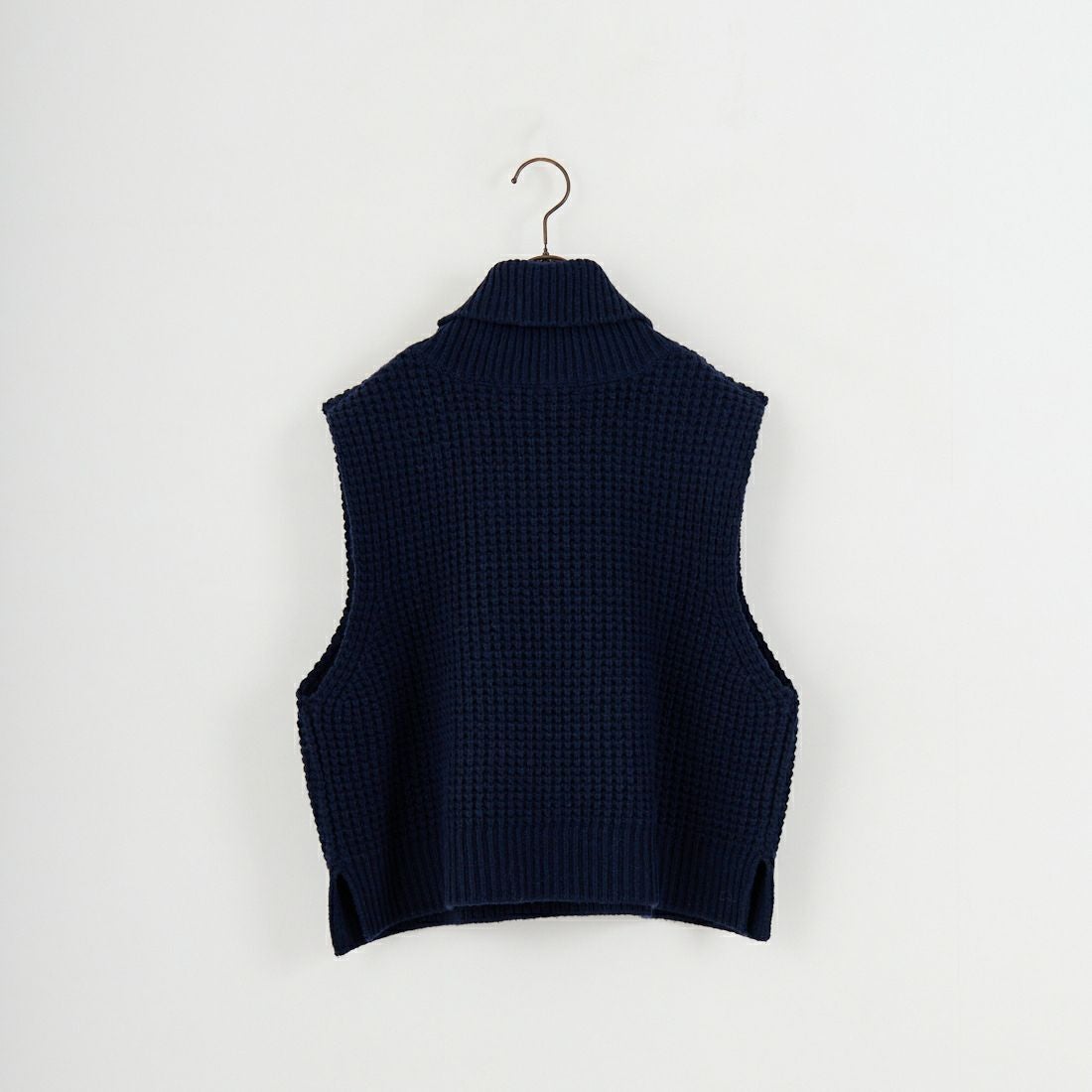 mizuiro ind [ミズイロインド] ワッフルハイネックベスト [4-220093