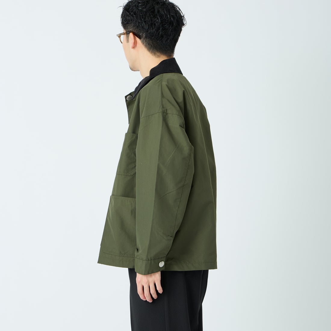 DANTON [ダントン] ナイロンタフタ カバーオールジャケット [DT