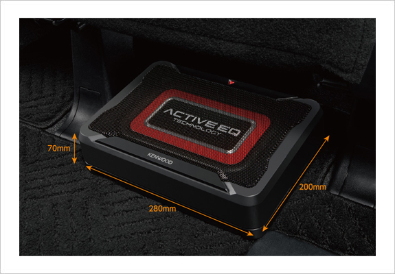 チューンアップサブウーファー KSC-SW12EQ ACTIVE EQ搭載 | JVC