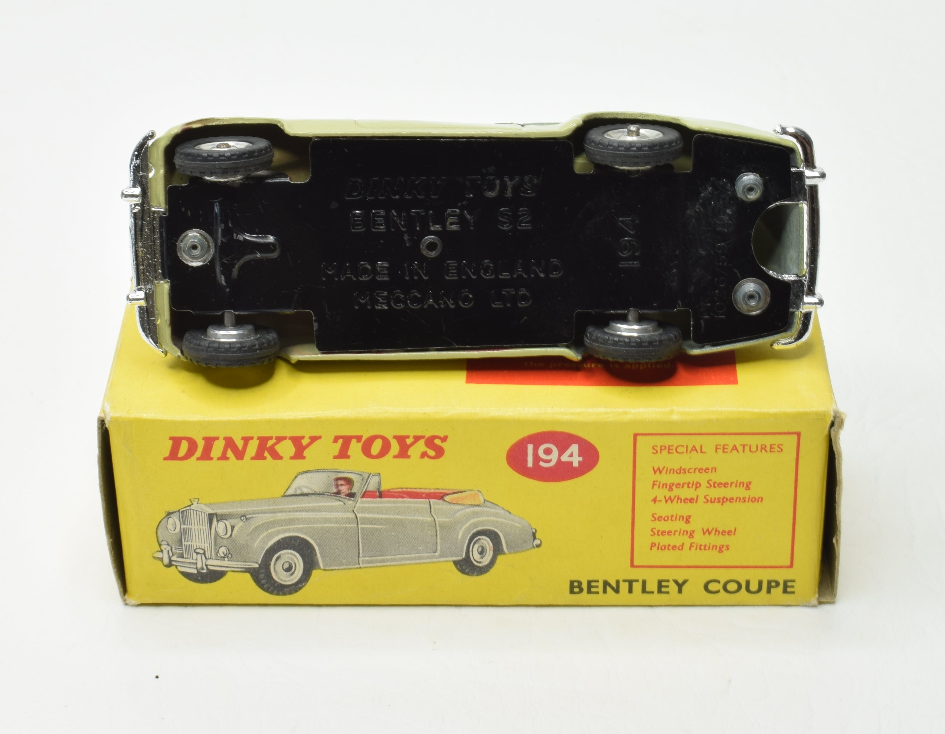 Dinky Toys 194 'South African' Bentley Coupe Very Near Mint/Boxed