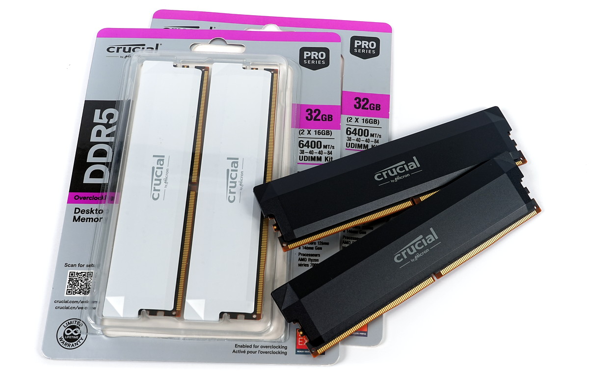 Crucial DDR5 Pro OC 6400MHz」をレビュー。Ryzen9000やCoreUltra200に