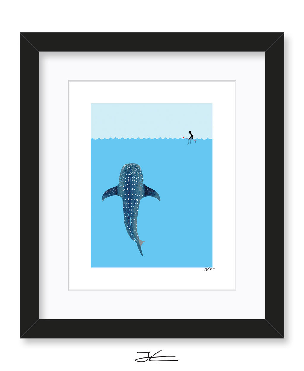 Whale Shark Art Print - Jonas Claesson – Jonas Claesson Shop