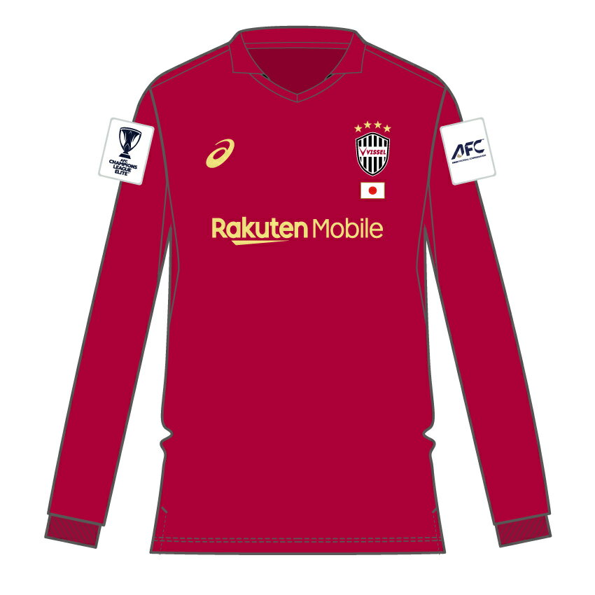 ヴィッセル神戸 2025/26 ACLE 【オーセン】ユニフォーム 長袖（1st