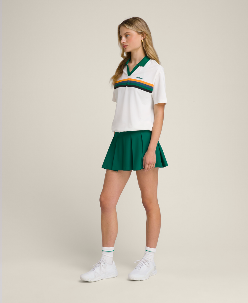 クラシック プリーツ ミニ スコート - クラブグリーン by Wilson Japan