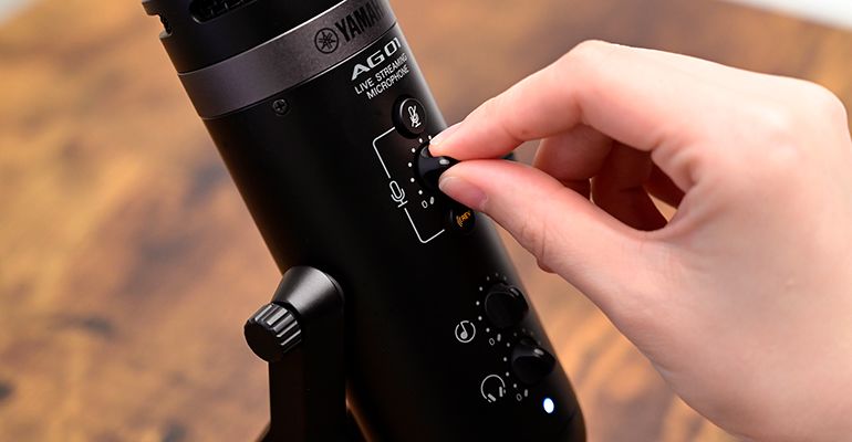 YAMAHA AG01 W ライブストリーミングマイクロフォン（ホワイト
