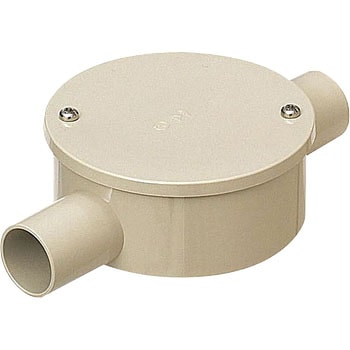 露出用丸形ボックス( カブセ蓋)防水タイプ 未来工業 丸型ボックス