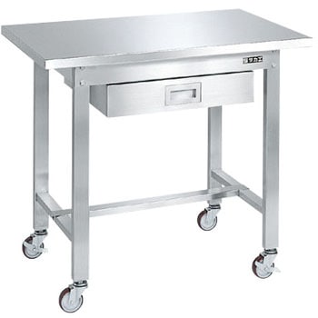 ステンレス作業台(SUS430/キャスター付) サカエ 【通販モノタロウ】