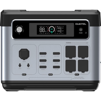 P2400 ポータブル電源P2400 2400W/2048Wh 1台 OUKITEL 【通販モノタロウ】