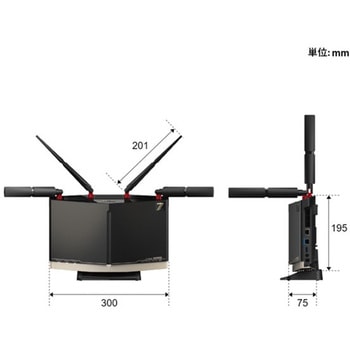 WXR18000BE10P/D 無線LAN親機 WiFiルーター 11be/ax/ac/n/a/g/b 11529+