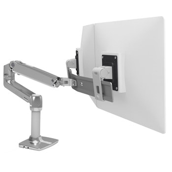 45-489-026 エルゴトロン LX デュアル ダイレクト モニターアーム 横型