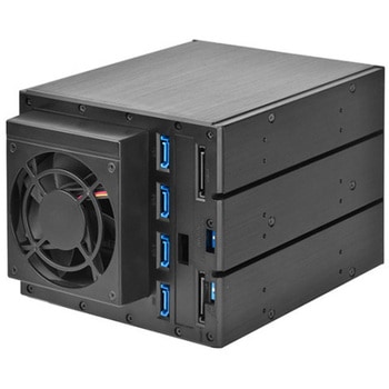 SST-FS304-12G SILVERSTONE 5インチベイ 増設用 HDD/SSD ケース ホット