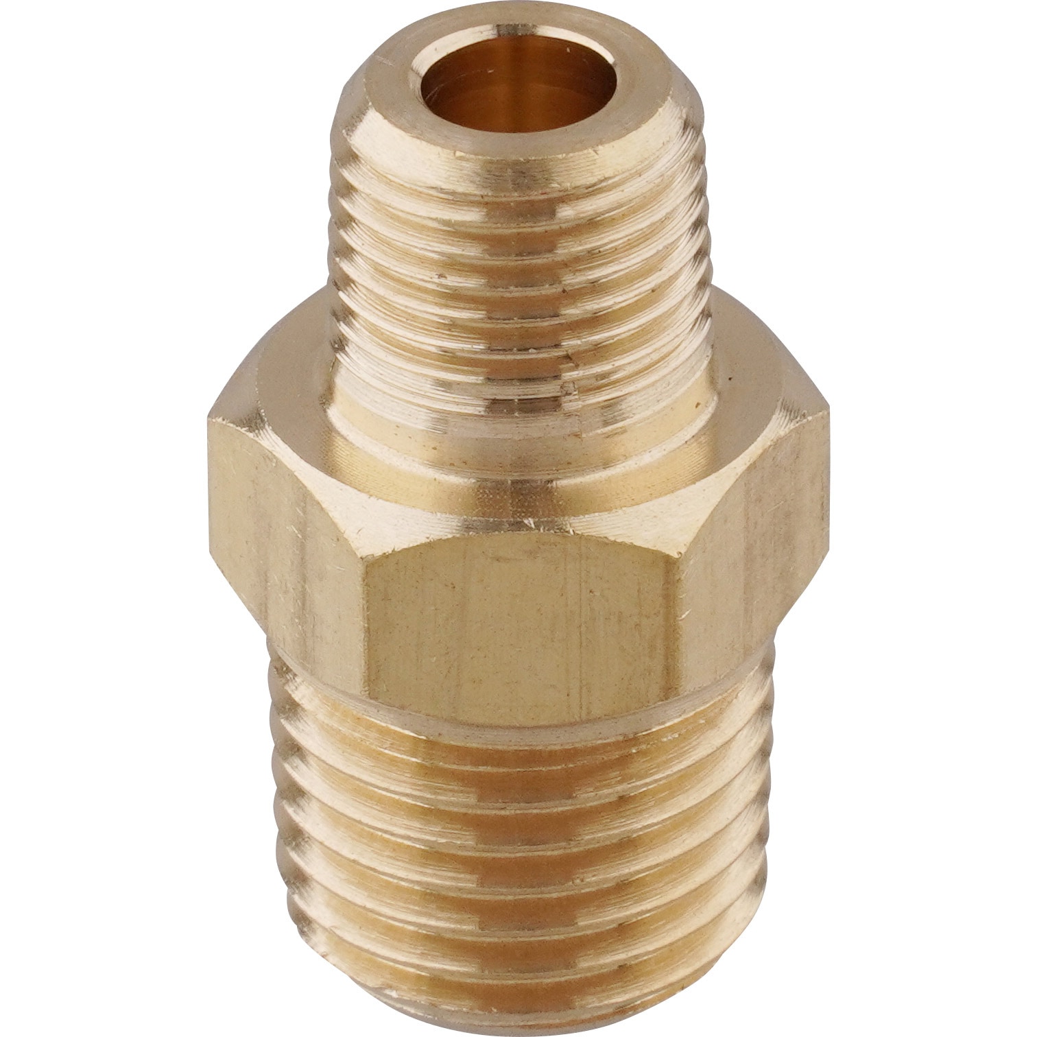 NE-1012 異径六角ニップル アソー ねじ込み継手 呼び径PT1/8×PT1/4 NE