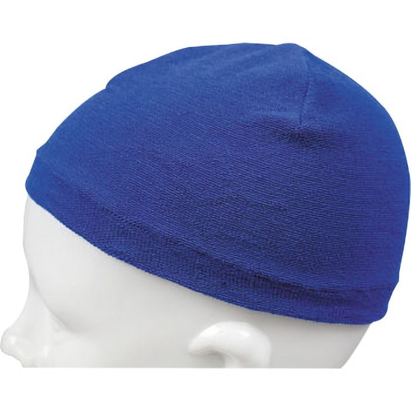 1817 抗菌防臭ヘルニットキャップ FUKUTOKU(福徳産業) ブルー色