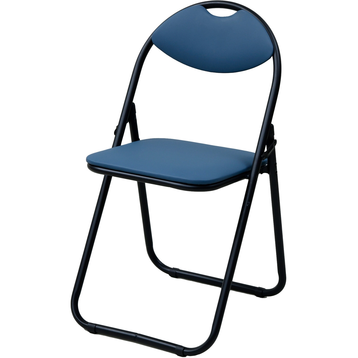 YZX-08C(BL/BK) パイプ会議イス YAMAZEN(山善) ブラック色 1脚