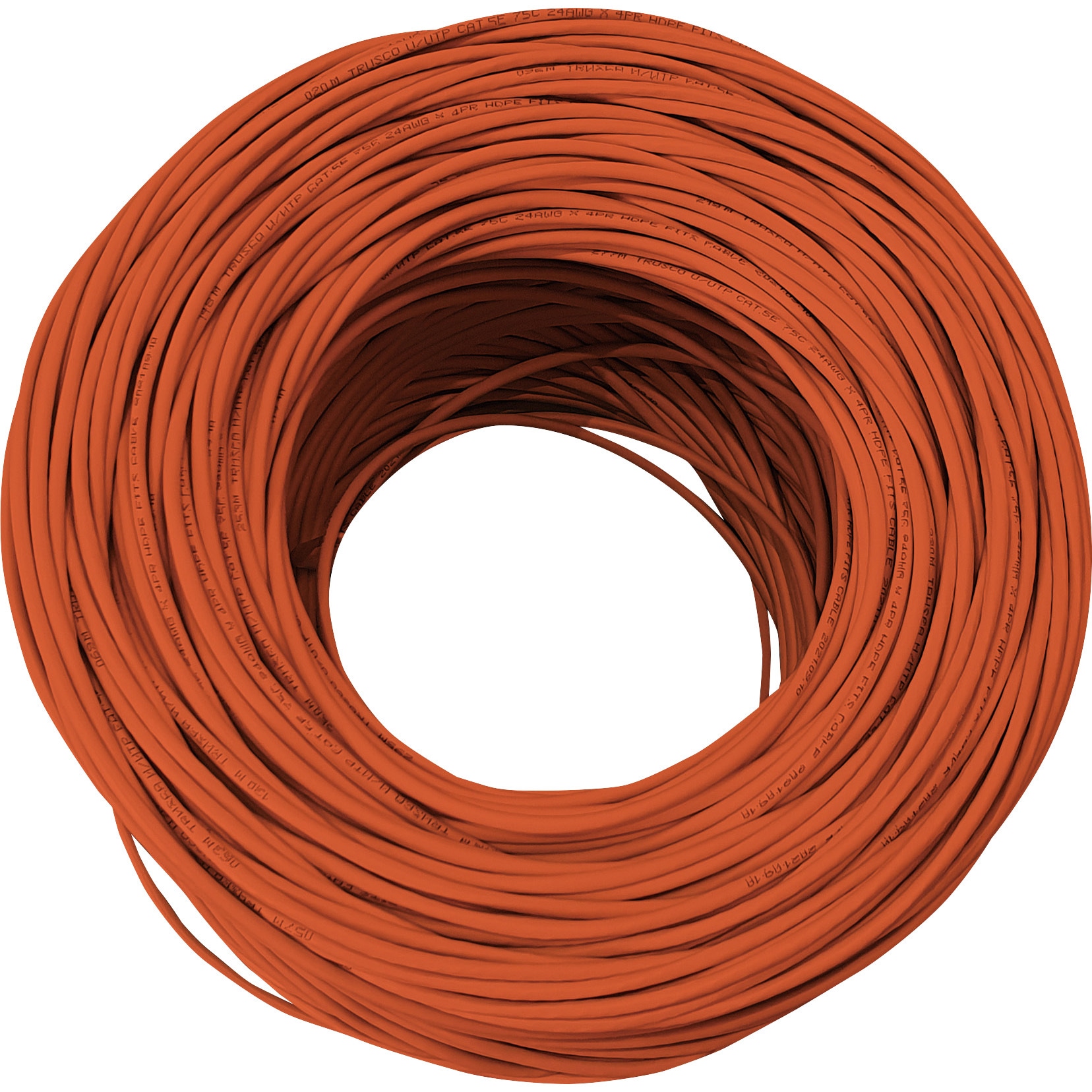 TUTP-CAT6-300OR LANケーブル カテゴリ6 TRUSCO オレンジ色 300m 1巻