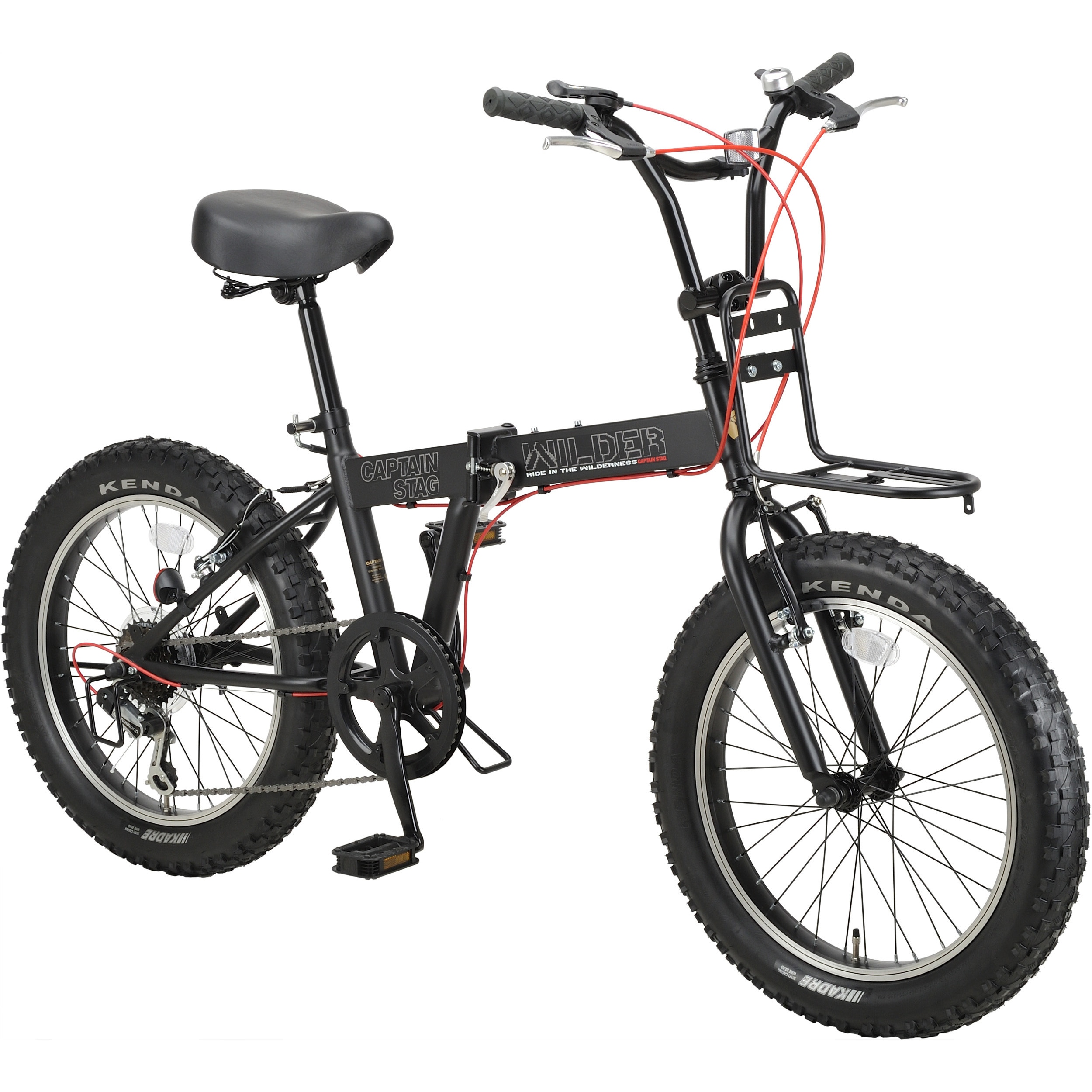 YG-1249 ワイルダー折りたたみ20インチ外装6段 CAPTAIN STAG マット