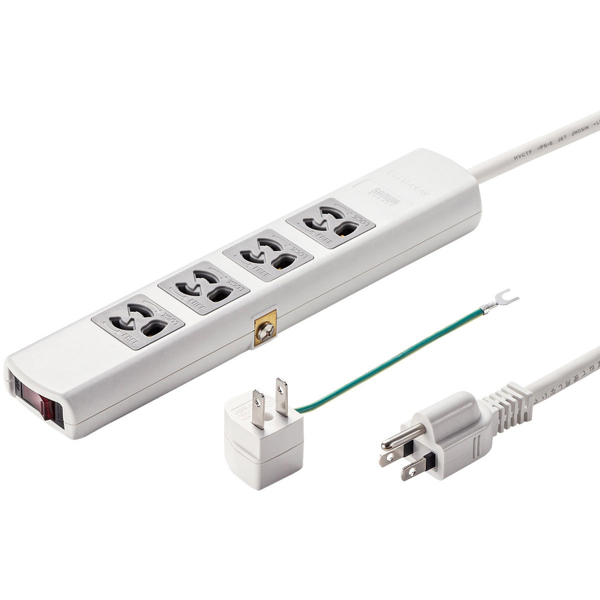 TAP-34MG-3 電源タップ サンワサプライ 3P 一括集中スイッチ