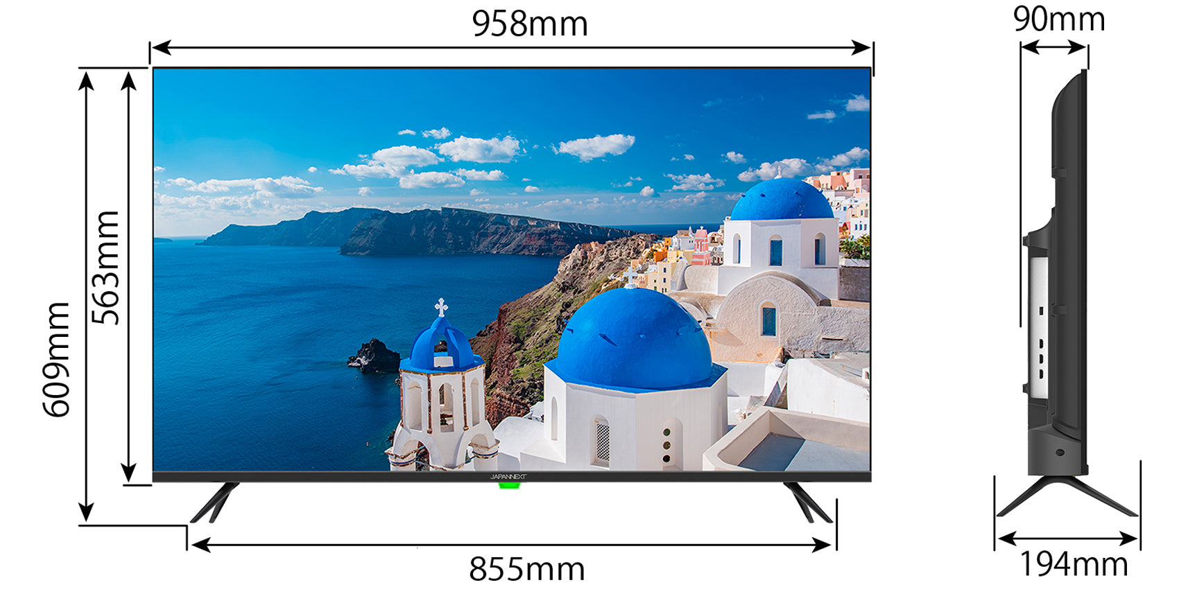 3年保証モデル】JAPANNEXT 43インチ 大型4K(3840x2160)液晶