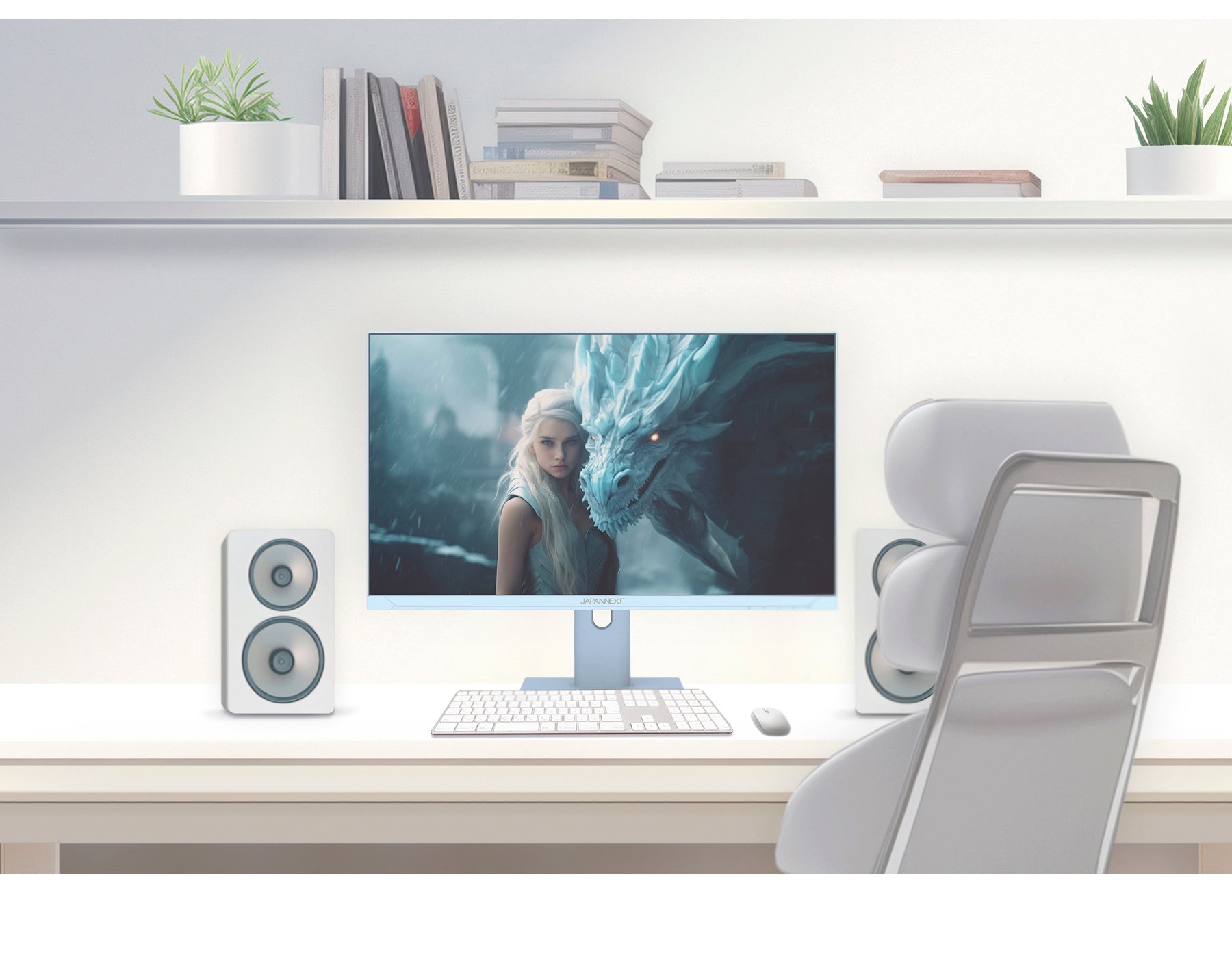 JAPANNEXT 23.8インチ IPSパネル搭載 フルHD(1920x1080)解像度 180Hz