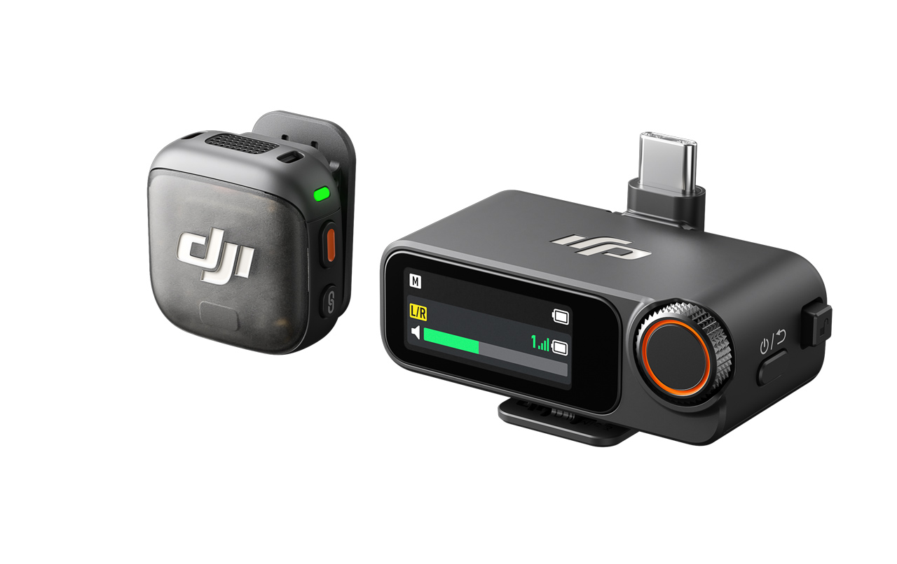 DJI、最大4ch同時収録ミニワイヤレスマイク「DJI Mic 3」発売