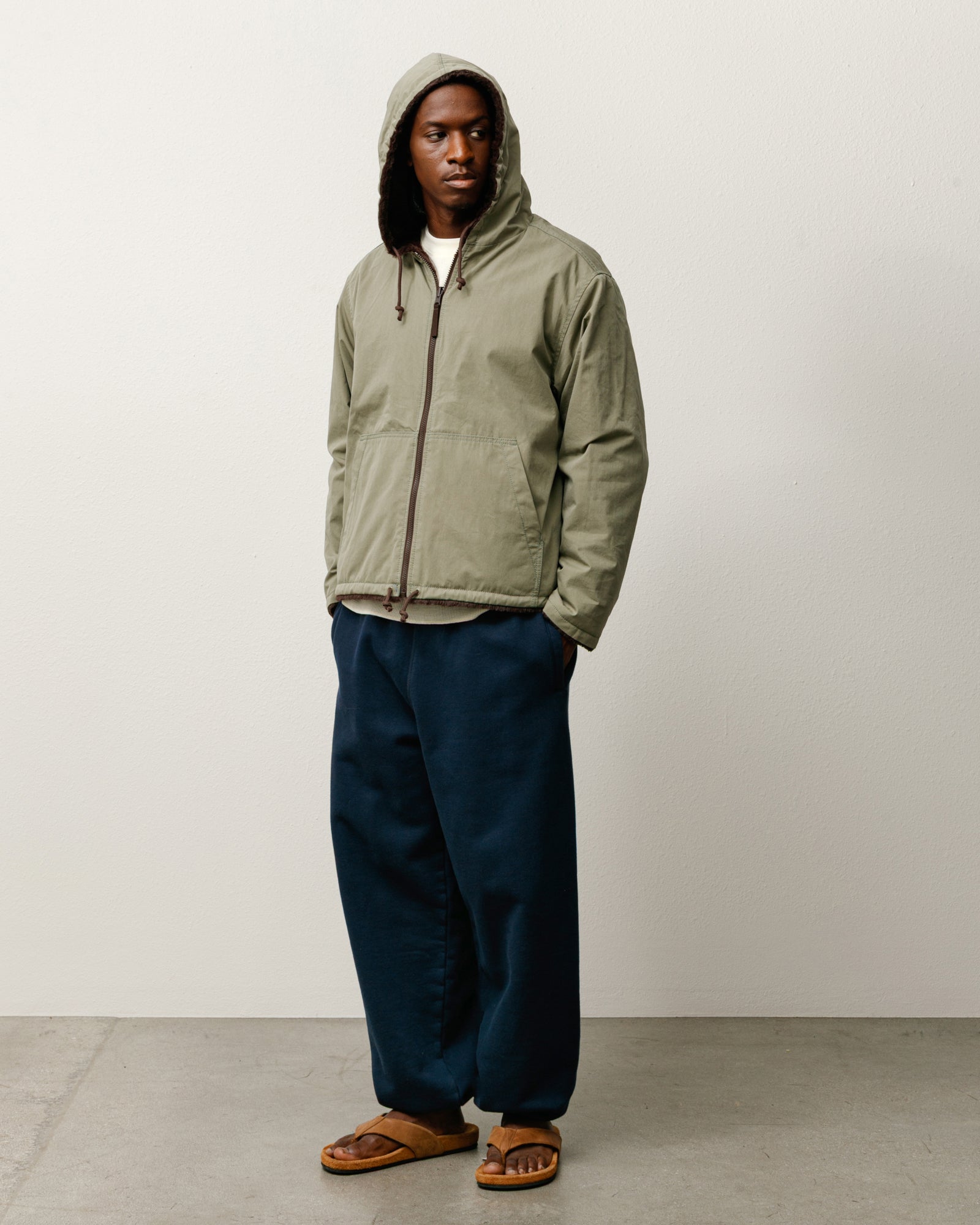 Reversible Hooded Jacket – Brown | Outerwear | Stüssy Japan