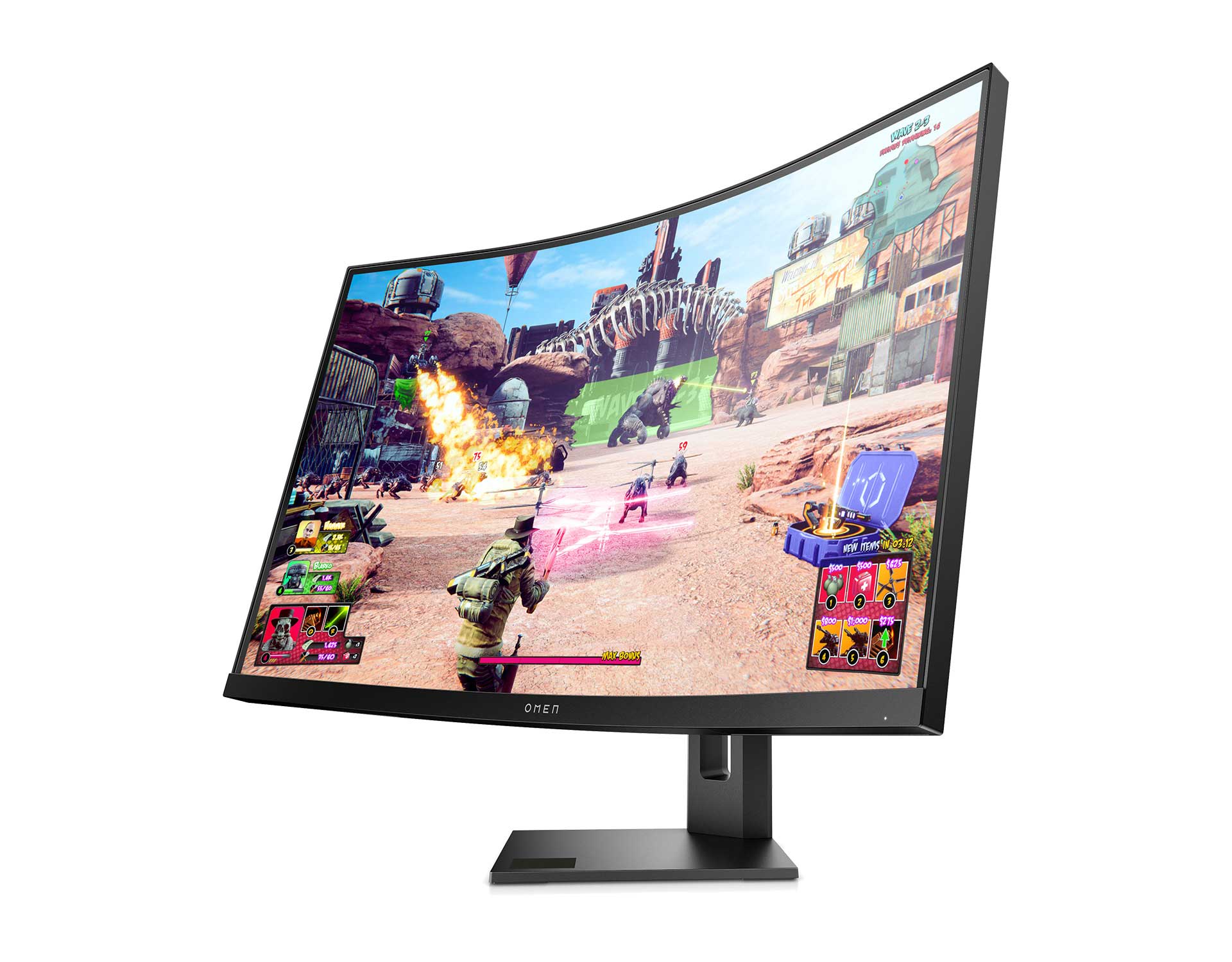 OMEN 27c QHD カーブド 240Hz ゲーミングディスプレイ | 日本HP