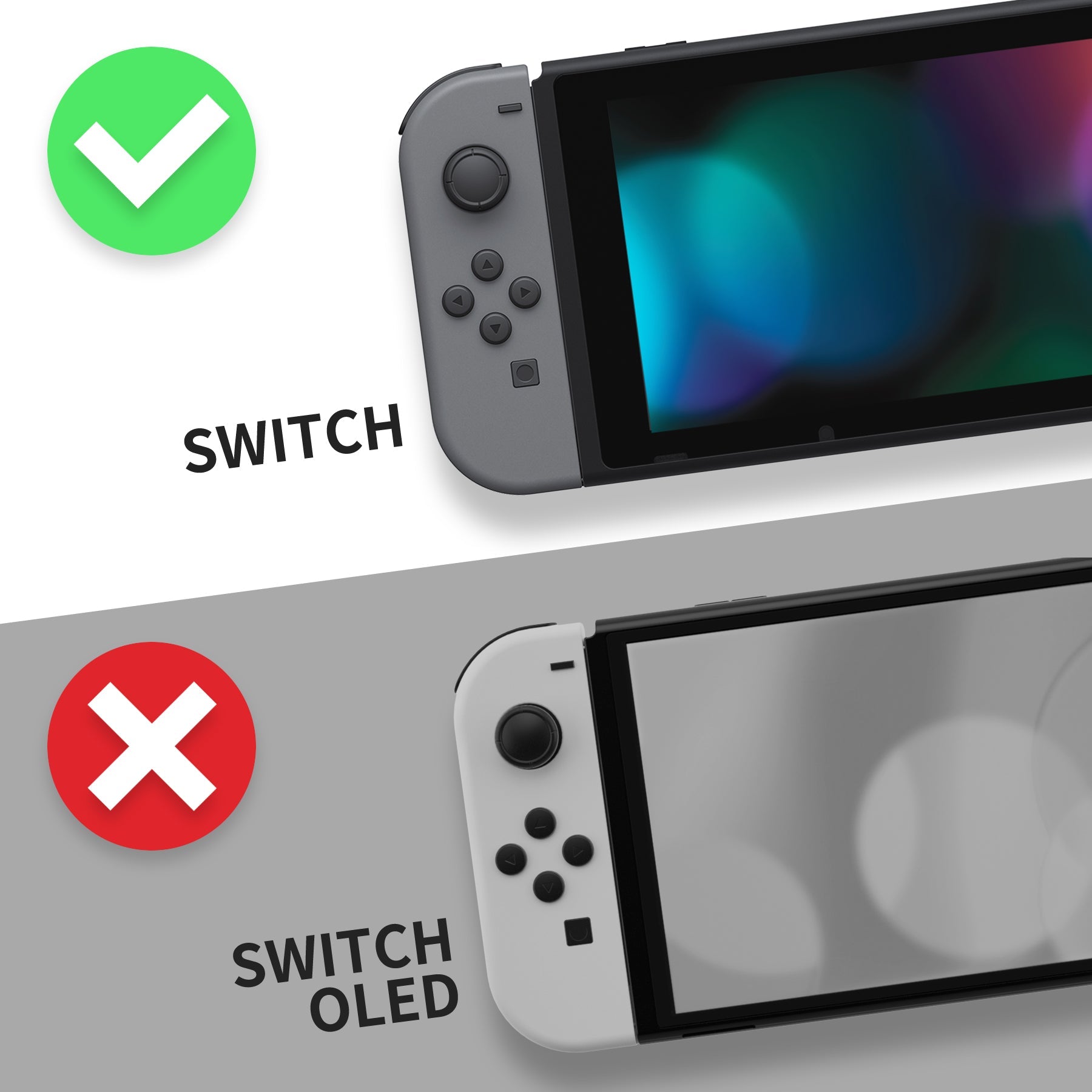 eXtremeRate Nintendo Switch充電ドック用カスタム交換フェイス