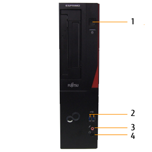 富士通デスクトップ パソコン ESPRIMO D753/N 各部名称/外観 - FMWORLD
