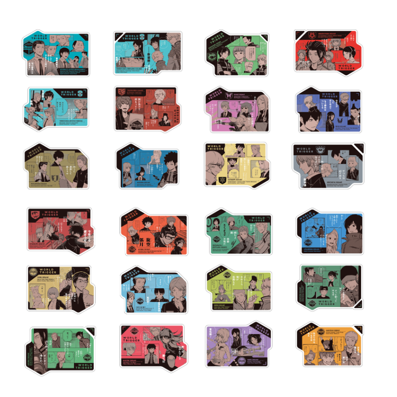 ワールドトリガー』オリジナルカットカードセット （全24種入り