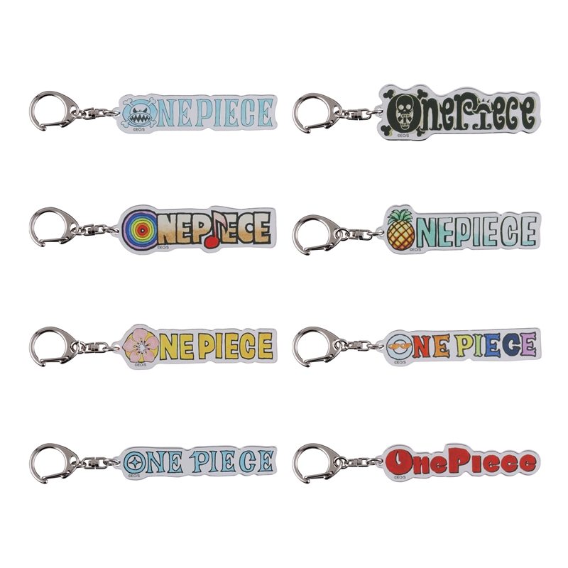 ONE PIECE』ロゴがいっぱいアクリルクリアキーホルダー