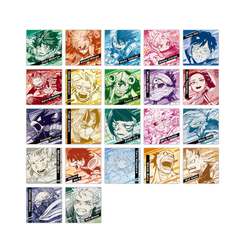 僕のヒーローアカデミア』スクエアステッカーコレクション 第1弾 （全