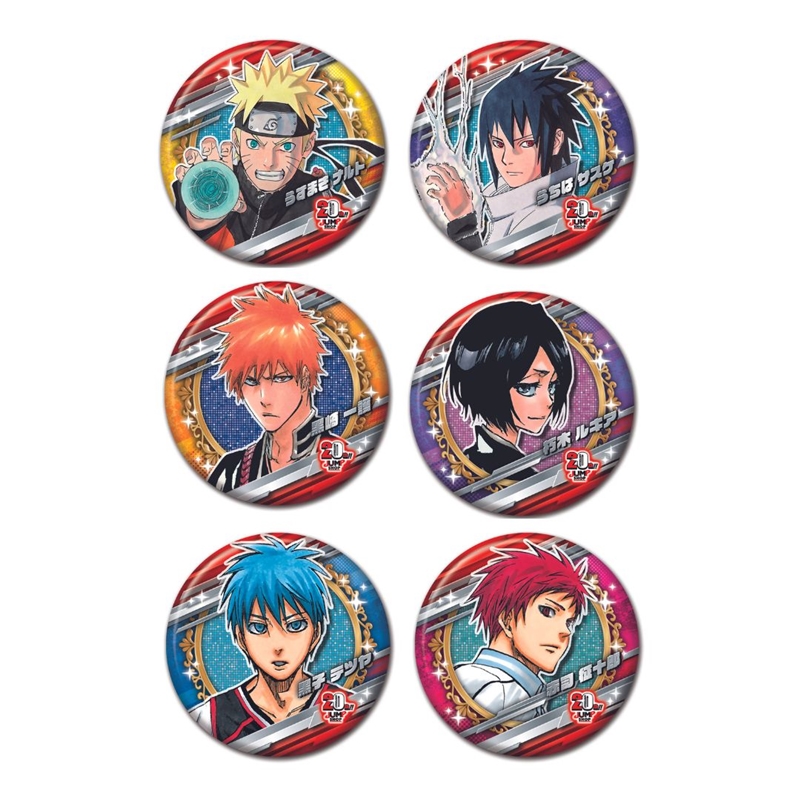 週刊少年ジャンプ」コレクション缶バッジ【JUMP SHOP 20th