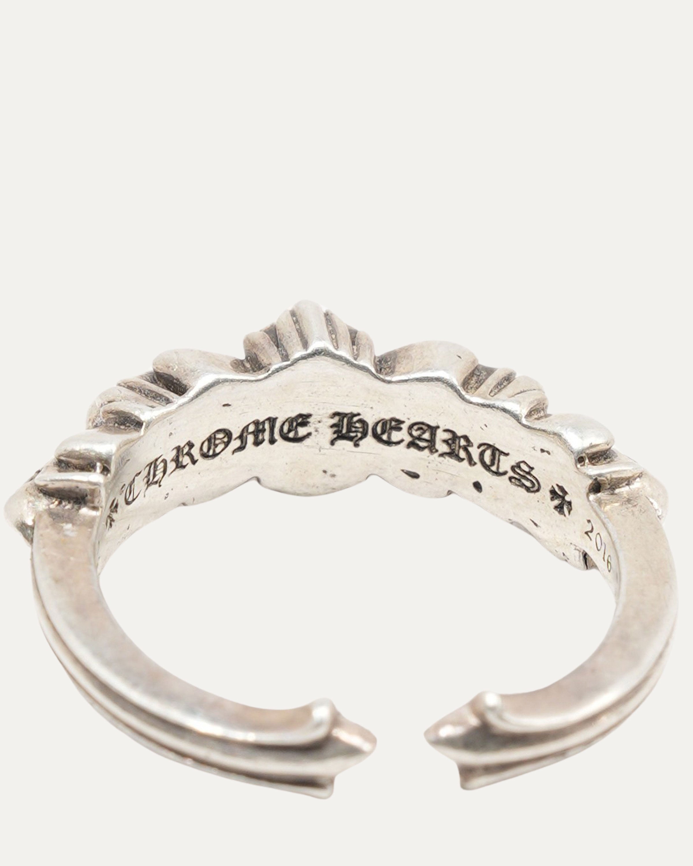 Chrome Hearts Diamond Baby Floral Cross Ring – Justin Reed