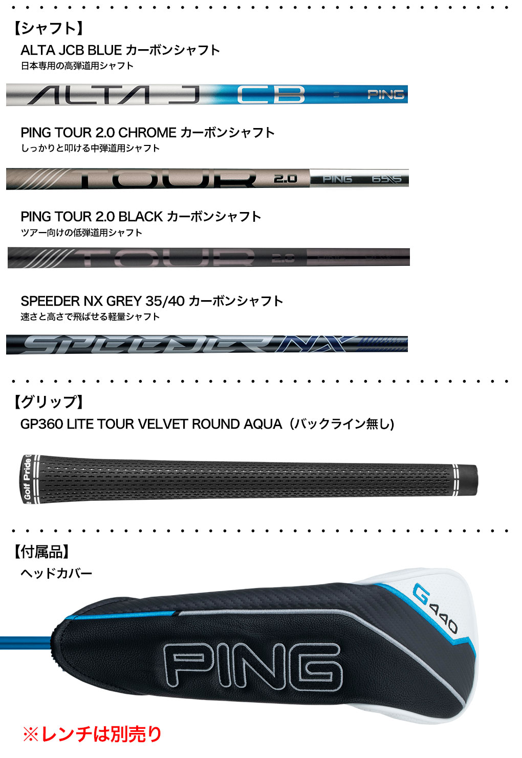 毎日発送】ピン PING G440 MAX フェアウェイウッド メンズ ALTA J