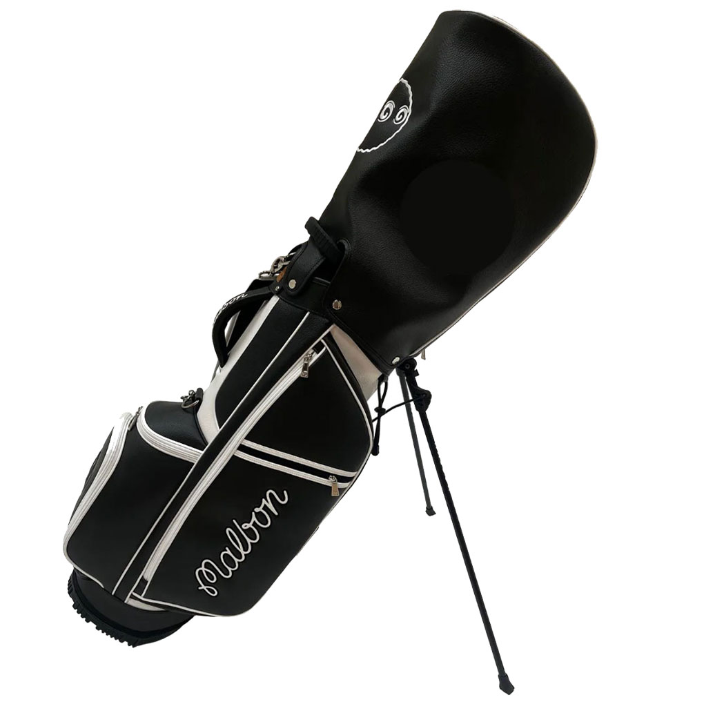 マルボン Malbon Golf キャディバッグ Evergreen Stand Bag ブラック 5