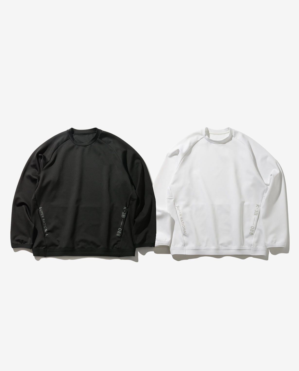 088_D ”2Dダンボールニット”クルーネック (ブラック) – K-3B OFFICIAL SITE