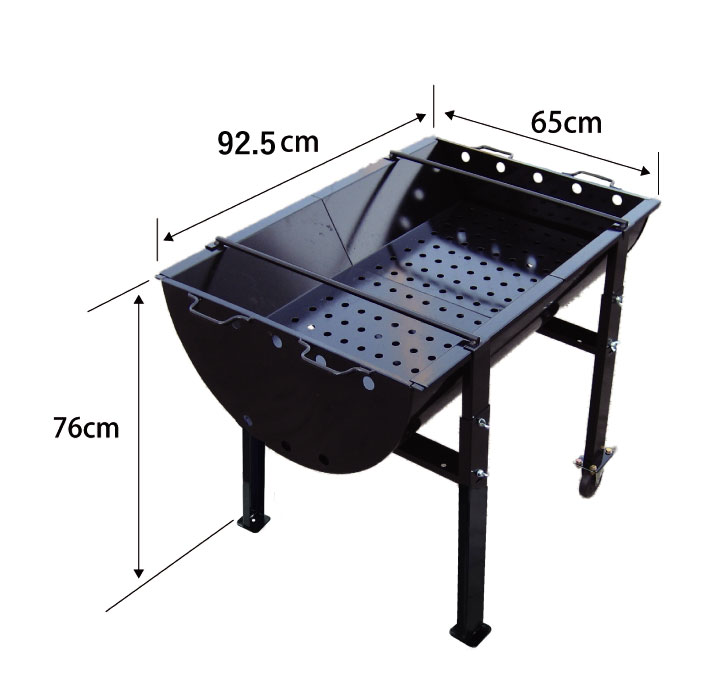 ものづくりのカシワ / バーベキューコンロ 900型 H76cm × W92.5cm