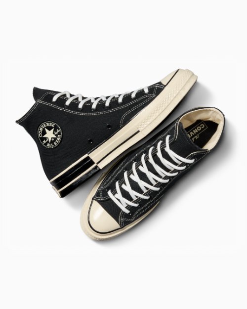 CT70 ブラック&ホワイト ブラック ハイカット A08134C - Kanverse.kr