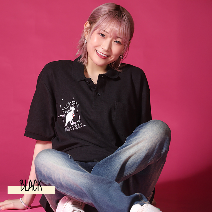 完全受注生産】三桜じゅり×KANGOL REWARDコラボ企画第2弾！ ポロシャツ