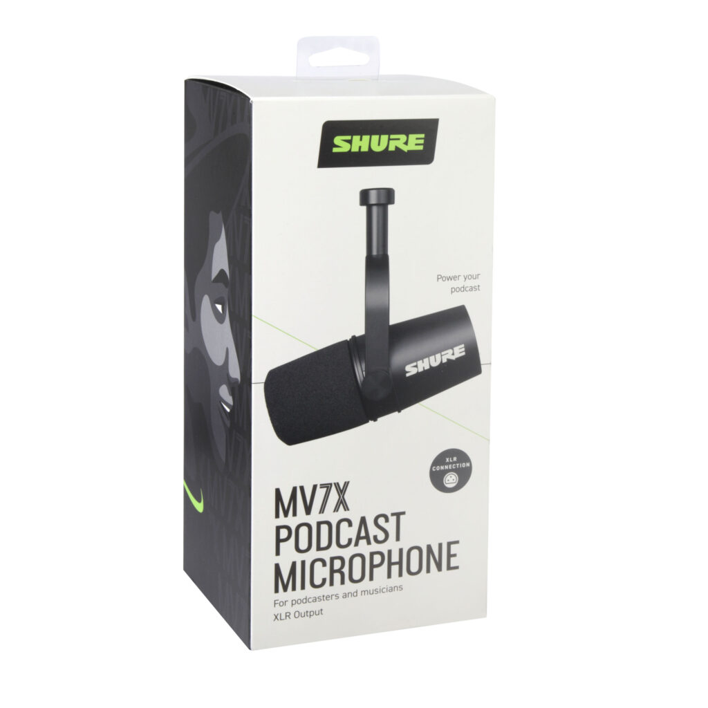 MV7X ポッドキャストマイクロホン - Shure | 完実電気株式会社
