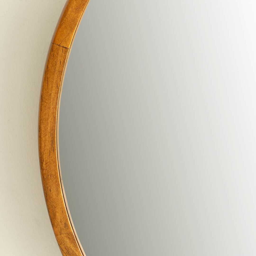 パイン無垢材 ラウンド ウォールミラー – KANADEMONO