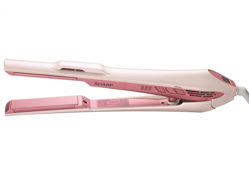 シャープ、プラズマクラスターの空冷でクセ付けできるヘアアイロン