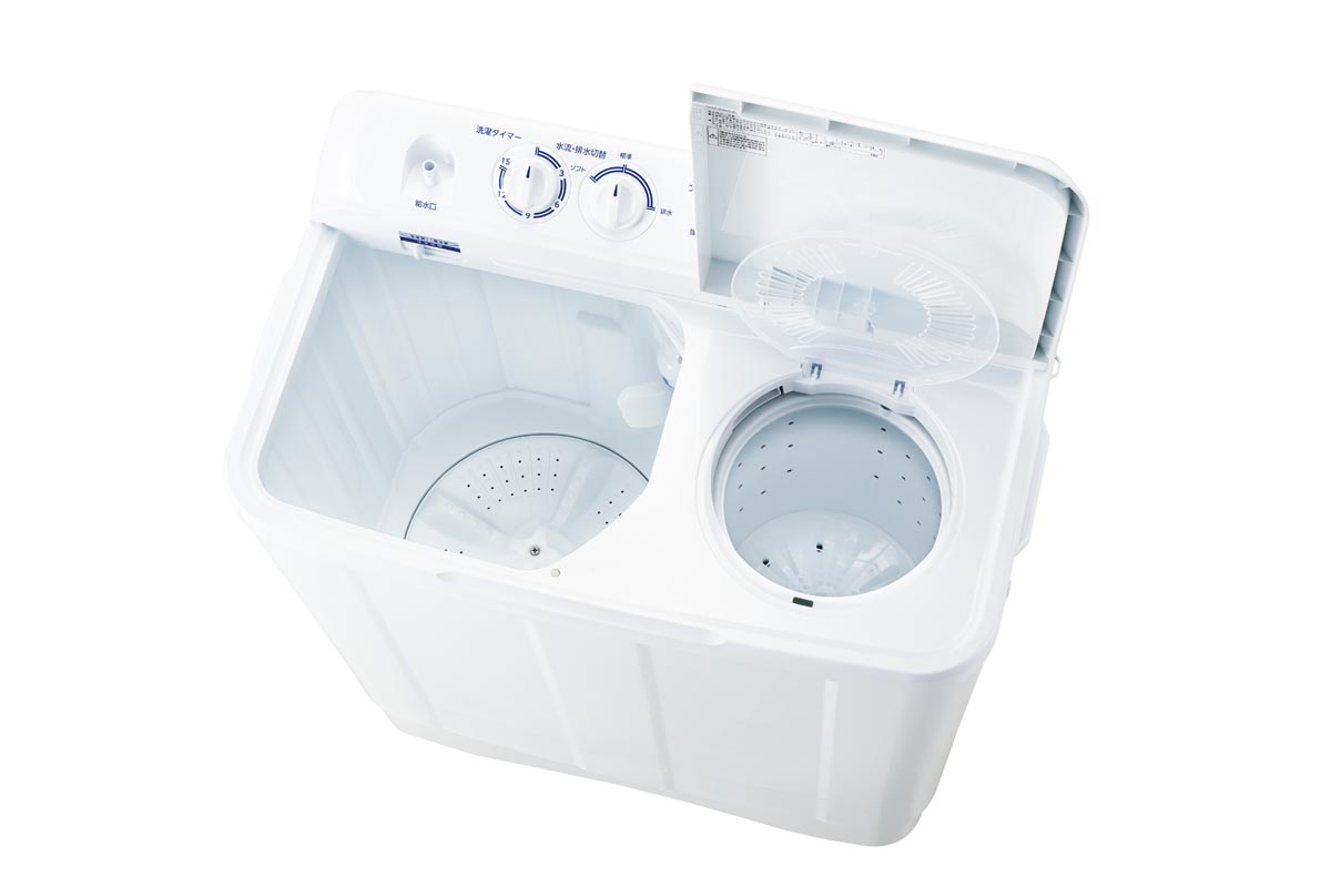 ハイアールから二槽式洗濯機。脱水槽で予洗いもできる - 家電 Watch