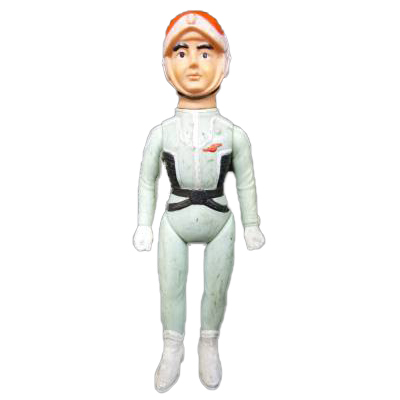 参考価格】マルサン ウルトラセブン ダン隊員 ソフビ 当時物