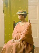 朝比奈文雄「熱海」油彩6号