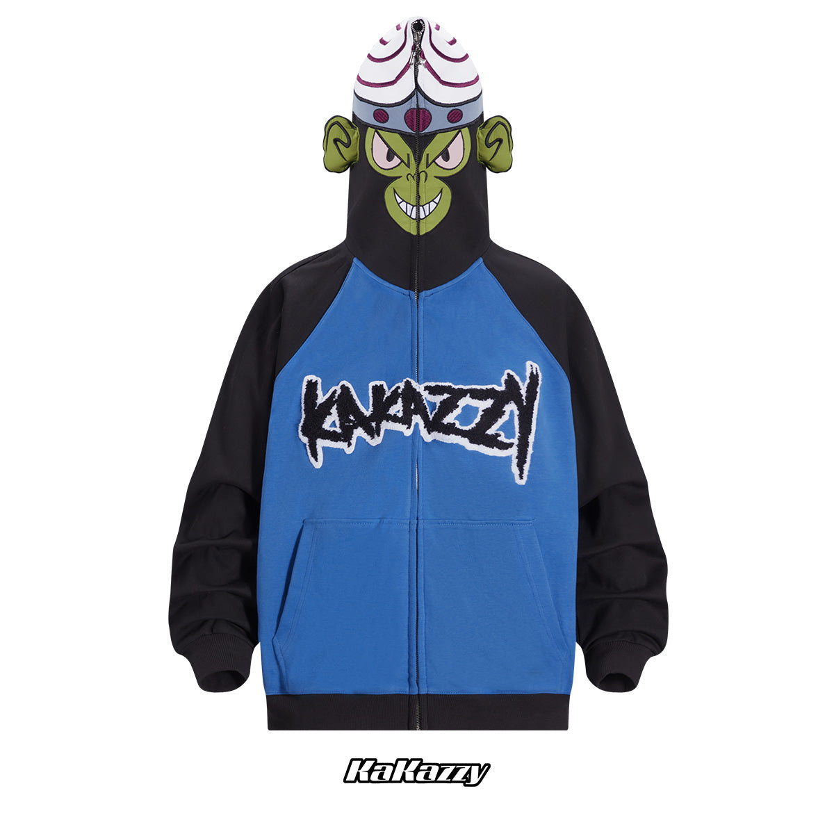 Kakazzy Full Zip Hoodie Black – kakazzy