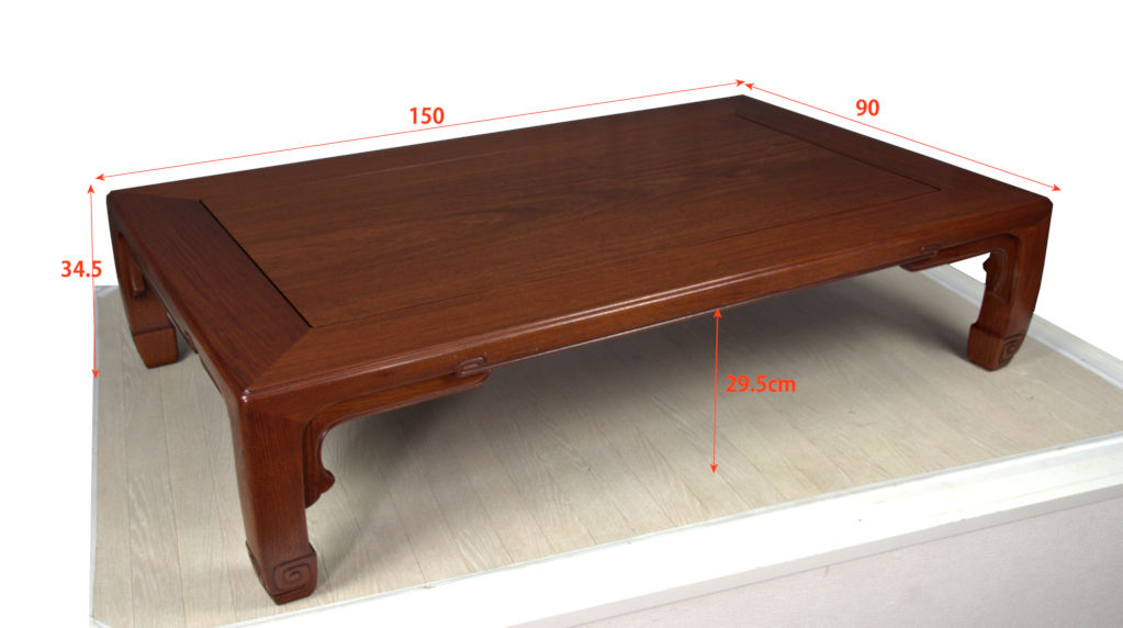 座敷机: (これから仕上品)花梨 中森作 一重 5尺机 no.8513 / 唐木家具OSAKA