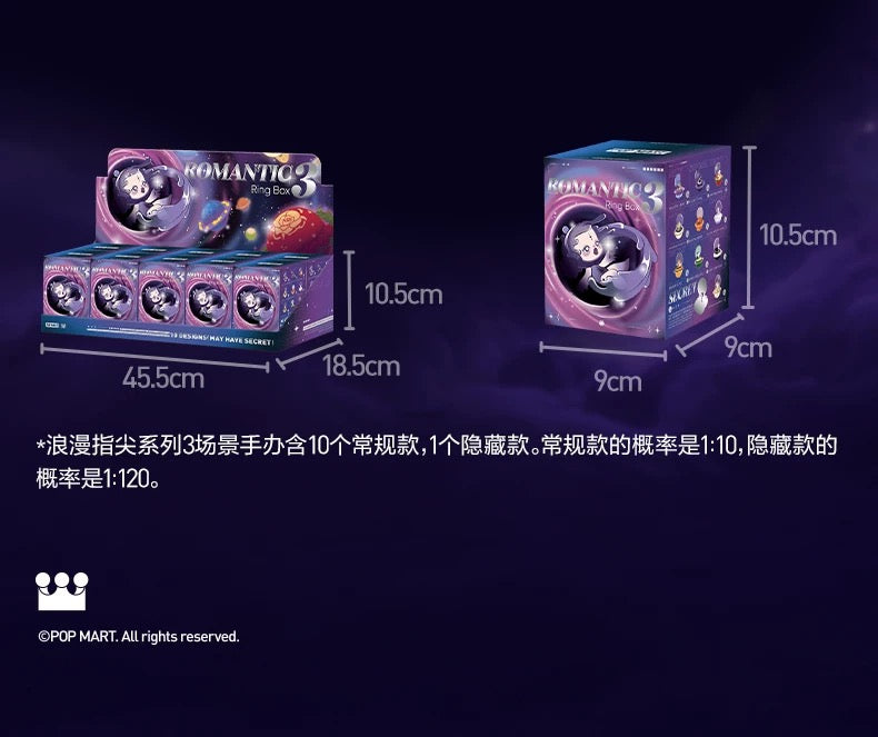 Popmart Romantic Ring Box Part 3 Planet | Molly SkullPanda Dimoo
