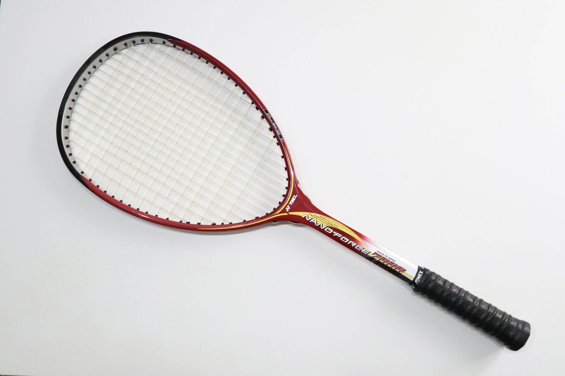 昔懐かし「ミズノ・Xyst（ジスト）ZZ」ソフトテニスラケットを使用