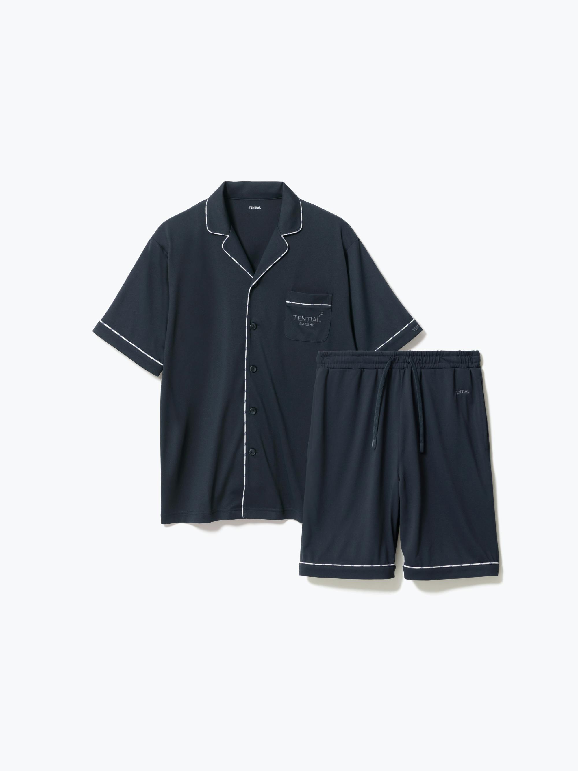 BAKUNE Pajamas Dry 上下セット（半袖シャツ・ショートパンツ）_25SS